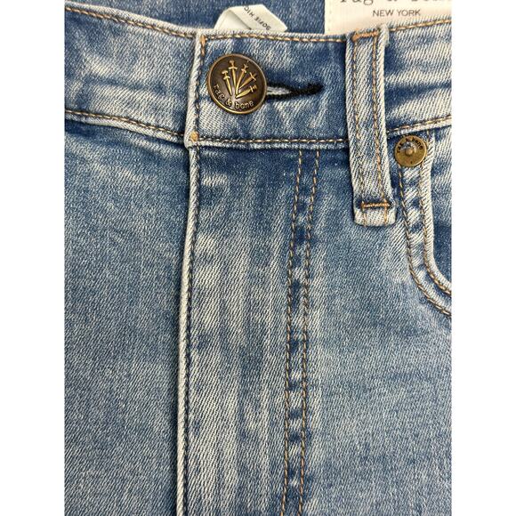 Rag & Bone The Sofie Flexi High Rise Ultra Wide Ankle Jeans Casual Relaxed 25 - Picture 6 of 11